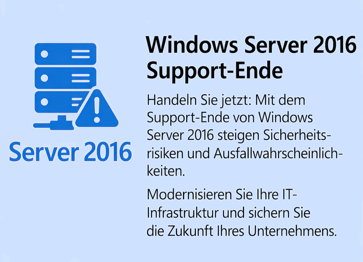 Windows Server 2016 Support-Ende Hinweis